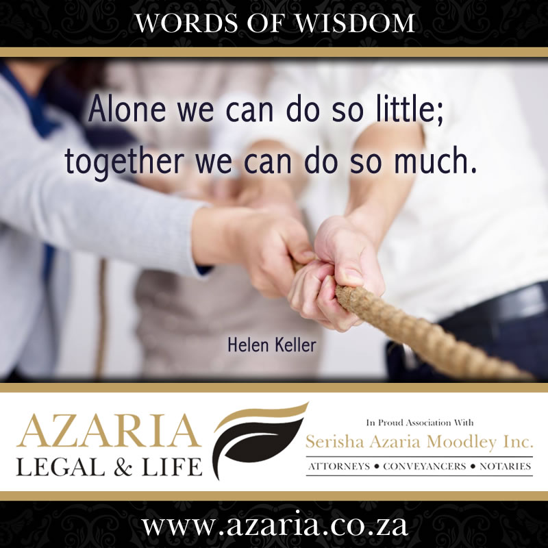 Together we can do so much